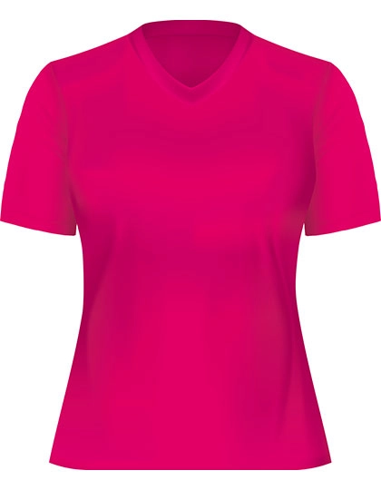 Funktions-Shirt Damen zum Besticken und Bedrucken in der Farbe Magenta mit Ihren Logo, Schriftzug oder Motiv.