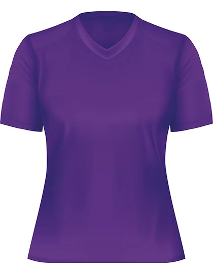 Funktions-Shirt Damen zum Besticken und Bedrucken in der Farbe Purple mit Ihren Logo, Schriftzug oder Motiv.