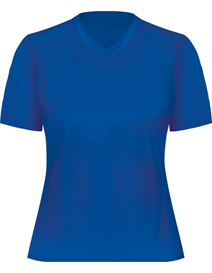 Funktions-Shirt Damen zum Besticken und Bedrucken in der Farbe Royal Blue mit Ihren Logo, Schriftzug oder Motiv.