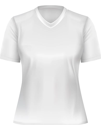 Funktions-Shirt Damen zum Besticken und Bedrucken in der Farbe White mit Ihren Logo, Schriftzug oder Motiv.
