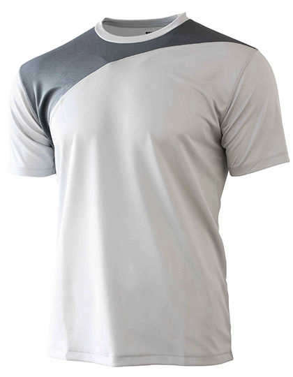 Funktions-Shirt Finish zum Besticken und Bedrucken in der Farbe Light Grey-Charcoal mit Ihren Logo, Schriftzug oder Motiv.