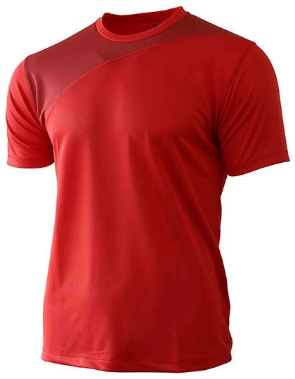 Funktions-Shirt Finish zum Besticken und Bedrucken in der Farbe Orange Red-Red Hot Chili mit Ihren Logo, Schriftzug oder Motiv.