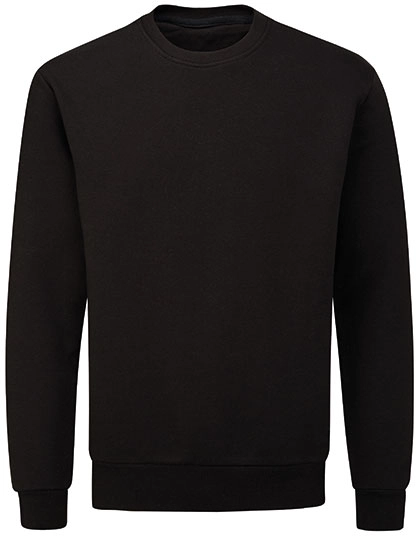 Essential Sweatshirt zum Besticken und Bedrucken in der Farbe Black mit Ihren Logo, Schriftzug oder Motiv.