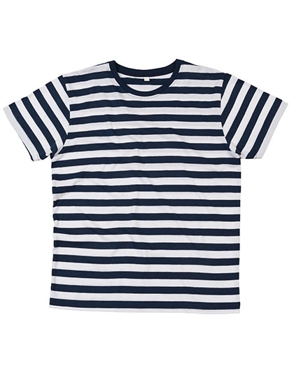 Men´s Stripy T zum Besticken und Bedrucken in der Farbe Navy-White mit Ihren Logo, Schriftzug oder Motiv.