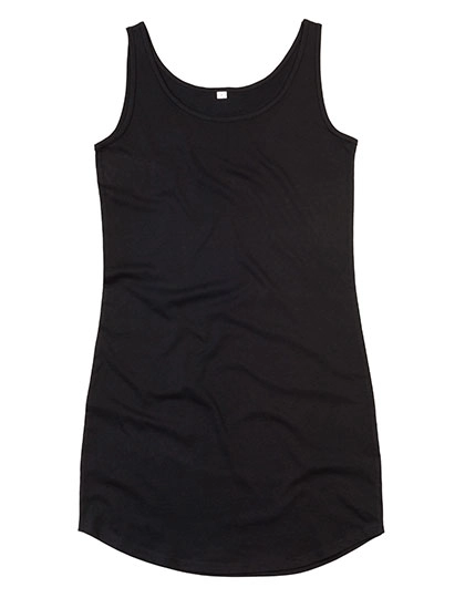Curved Vest Dress zum Besticken und Bedrucken in der Farbe Black mit Ihren Logo, Schriftzug oder Motiv.