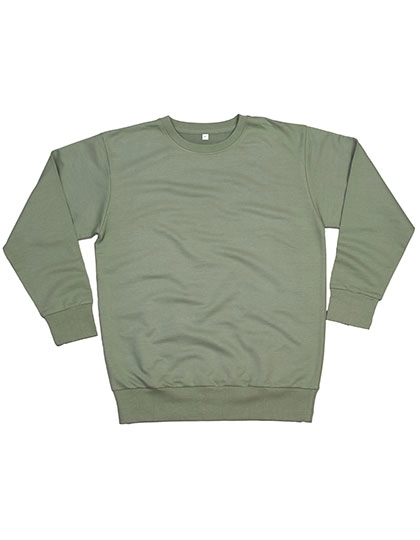The Sweatshirt zum Besticken und Bedrucken in der Farbe Soft Olive mit Ihren Logo, Schriftzug oder Motiv.