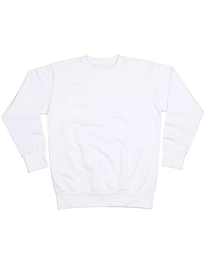 The Sweatshirt zum Besticken und Bedrucken in der Farbe White mit Ihren Logo, Schriftzug oder Motiv.