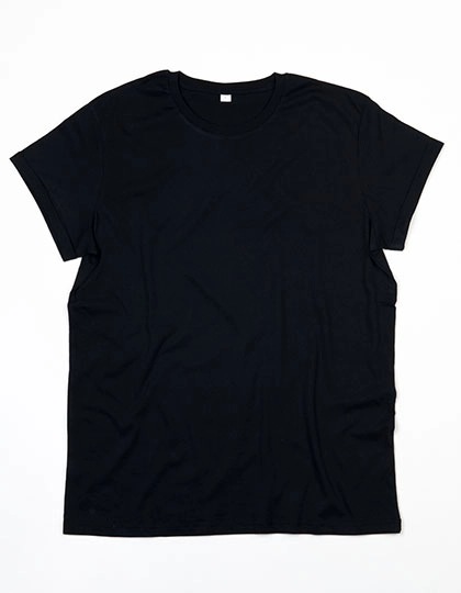 Men´s Roll Sleeve T zum Besticken und Bedrucken in der Farbe Black mit Ihren Logo, Schriftzug oder Motiv.