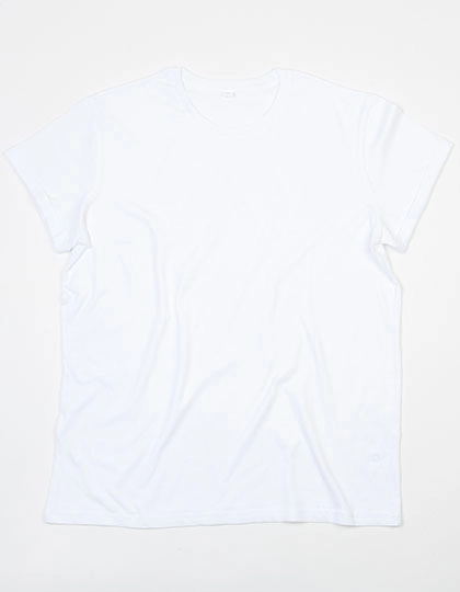 Men´s Roll Sleeve T zum Besticken und Bedrucken in der Farbe White mit Ihren Logo, Schriftzug oder Motiv.