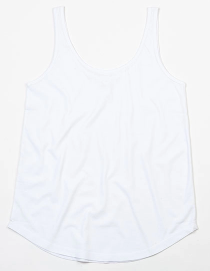 Women´s Loose Fit Vest zum Besticken und Bedrucken in der Farbe White mit Ihren Logo, Schriftzug oder Motiv.