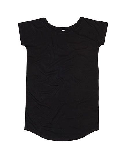 Women´s Loose Fit T Dress zum Besticken und Bedrucken in der Farbe Black mit Ihren Logo, Schriftzug oder Motiv.