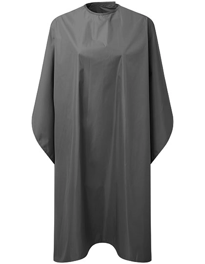 Waterproof Salon Gown zum Besticken und Bedrucken in der Farbe Dark Grey (ca. Pantone 425C) mit Ihren Logo, Schriftzug oder Motiv.