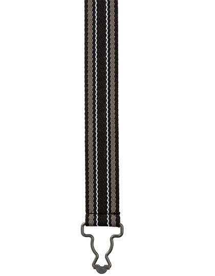 Cross Back Interchangable Apron Straps zum Besticken und Bedrucken in der Farbe Black Stripe mit Ihren Logo, Schriftzug oder Motiv.