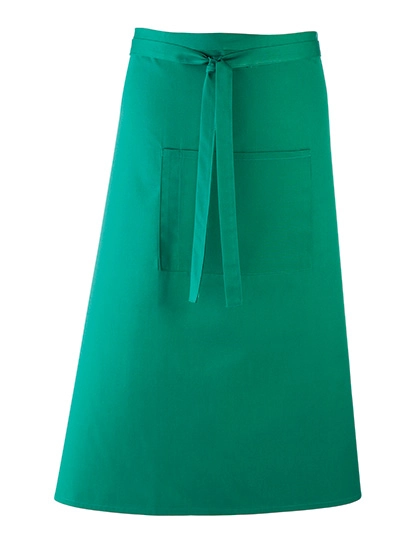 Colours Collection Bar Apron zum Besticken und Bedrucken in der Farbe Emerald (ca. Pantone 341) mit Ihren Logo, Schriftzug oder Motiv.