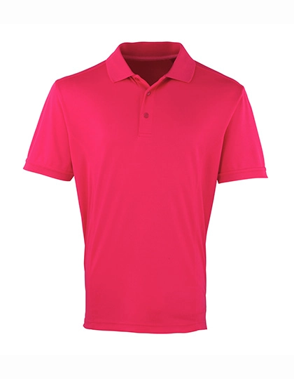 Men´s Coolchecker® Piqué Polo zum Besticken und Bedrucken in der Farbe Hot Pink (ca. Pantone 214c) mit Ihren Logo, Schriftzug oder Motiv.