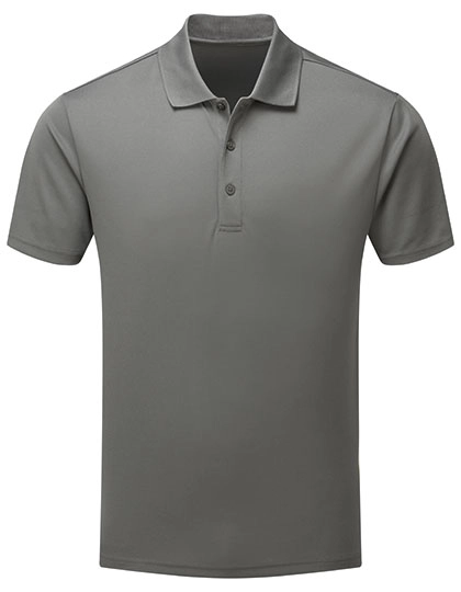 Men´s Spun-Dyed Sustainable Polo Shirt zum Besticken und Bedrucken in der Farbe Dark Grey (ca. Pantone 425C) mit Ihren Logo, Schriftzug oder Motiv.