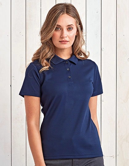 Women´s Spun-Dyed Sustainable Polo Shirt zum Besticken und Bedrucken mit Ihren Logo, Schriftzug oder Motiv.