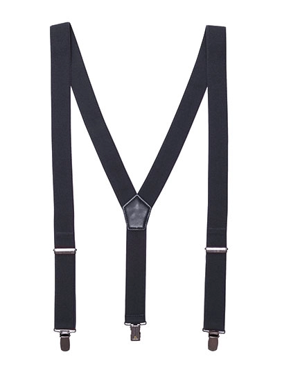 Clip On Trousers Braces/Suspenders zum Besticken und Bedrucken in der Farbe Steel mit Ihren Logo, Schriftzug oder Motiv.