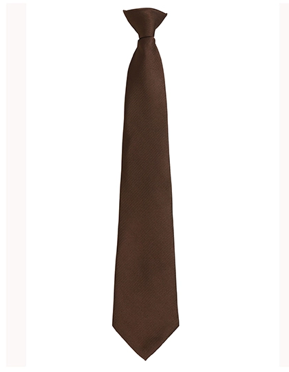 Colours Orginals Fashion Clip Tie zum Besticken und Bedrucken in der Farbe Brown (ca. Pantone 476) mit Ihren Logo, Schriftzug oder Motiv.