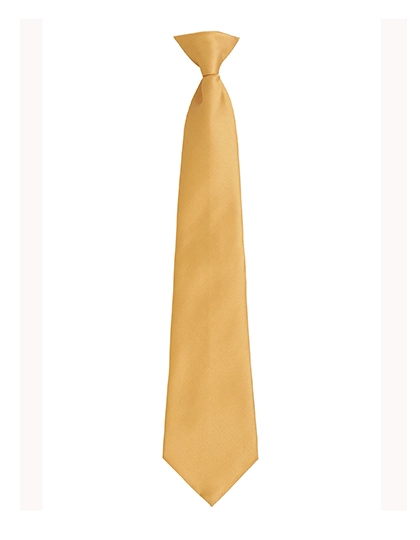Colours Orginals Fashion Clip Tie zum Besticken und Bedrucken in der Farbe Gold (ca. Pantone 7499C) mit Ihren Logo, Schriftzug oder Motiv.