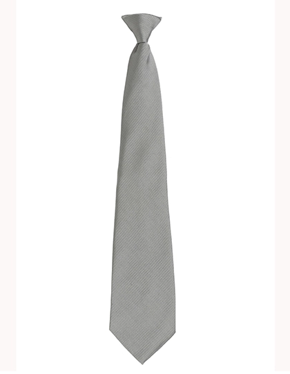Colours Orginals Fashion Clip Tie zum Besticken und Bedrucken in der Farbe Pale Grey (Silver) (ca. Pantone 420 C) mit Ihren Logo, Schriftzug oder Motiv.