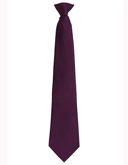Colours Orginals Fashion Clip Tie zum Besticken und Bedrucken in der Farbe Purple (ca. Pantone 518C) mit Ihren Logo, Schriftzug oder Motiv.