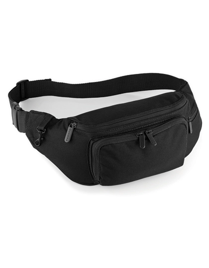 Belt Bag zum Besticken und Bedrucken in der Farbe Black mit Ihren Logo, Schriftzug oder Motiv.