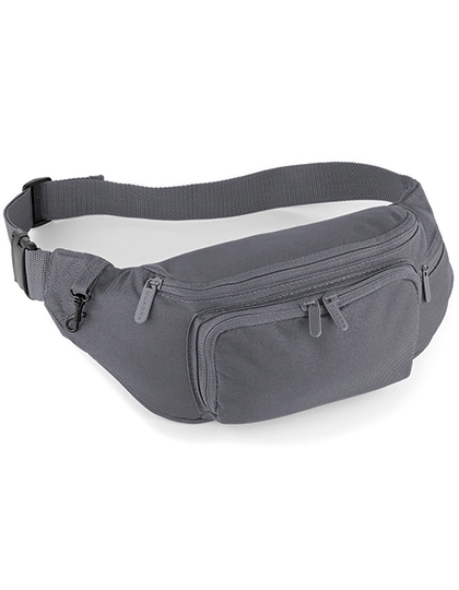 Belt Bag zum Besticken und Bedrucken in der Farbe Graphite Grey mit Ihren Logo, Schriftzug oder Motiv.