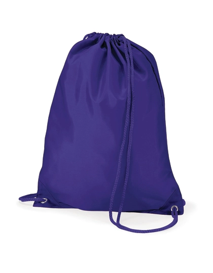 Gymsac zum Besticken und Bedrucken in der Farbe Purple mit Ihren Logo, Schriftzug oder Motiv.