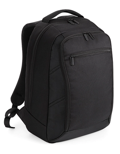 Executive Digital Backpack zum Besticken und Bedrucken in der Farbe Black mit Ihren Logo, Schriftzug oder Motiv.