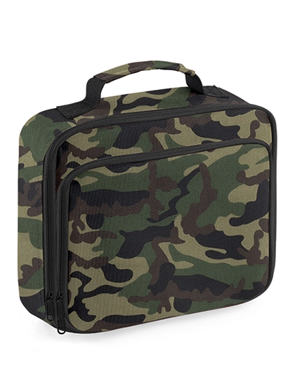 Lunch Cooler Bag zum Besticken und Bedrucken in der Farbe Jungle Camo mit Ihren Logo, Schriftzug oder Motiv.