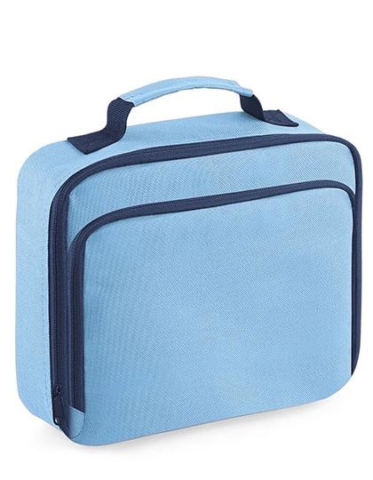 Lunch Cooler Bag zum Besticken und Bedrucken in der Farbe Sky Blue mit Ihren Logo, Schriftzug oder Motiv.