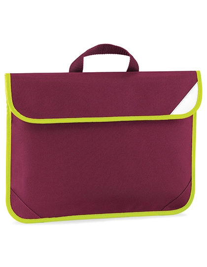 Enhanced-Viz Book Bag zum Besticken und Bedrucken in der Farbe Burgundy mit Ihren Logo, Schriftzug oder Motiv.