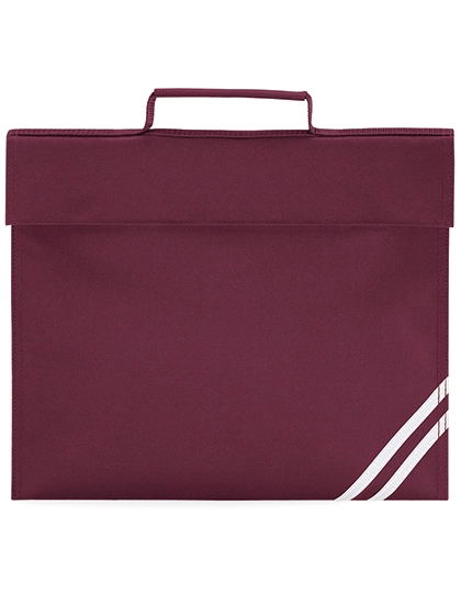 Classic Book Bag zum Besticken und Bedrucken in der Farbe Burgundy mit Ihren Logo, Schriftzug oder Motiv.