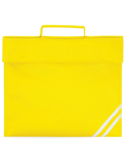 Classic Book Bag zum Besticken und Bedrucken in der Farbe Yellow mit Ihren Logo, Schriftzug oder Motiv.