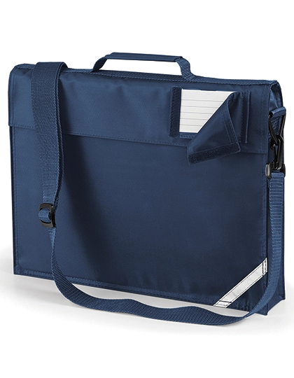 Junior Book Bag With Strap zum Besticken und Bedrucken in der Farbe French Navy mit Ihren Logo, Schriftzug oder Motiv.