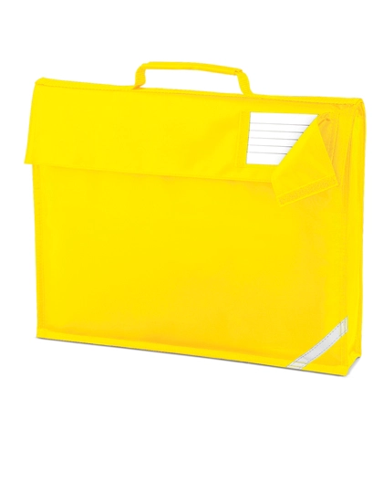 Junior Book Bag zum Besticken und Bedrucken in der Farbe Yellow mit Ihren Logo, Schriftzug oder Motiv.