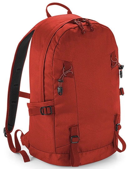 Everyday Outdoor 20L Backpack zum Besticken und Bedrucken in der Farbe Burnt Red mit Ihren Logo, Schriftzug oder Motiv.