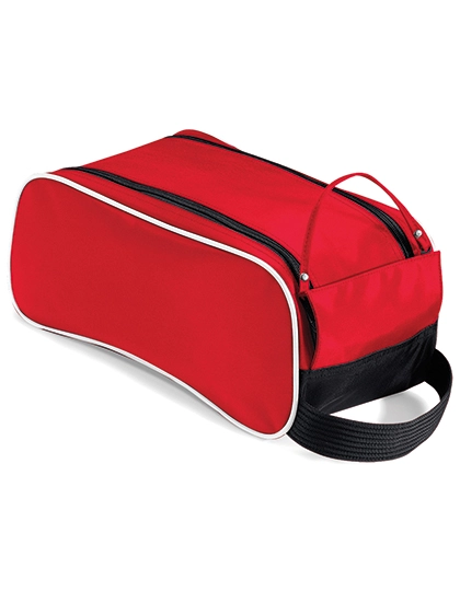 Teamwear Shoe Bag zum Besticken und Bedrucken in der Farbe Classic Red-Black-White mit Ihren Logo, Schriftzug oder Motiv.