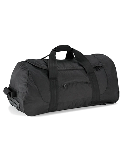 Vessel™ Team Wheelie Bag zum Besticken und Bedrucken in der Farbe Black mit Ihren Logo, Schriftzug oder Motiv.