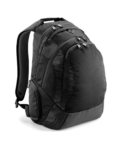 Vessel™ Laptop Backpack zum Besticken und Bedrucken in der Farbe Black mit Ihren Logo, Schriftzug oder Motiv.