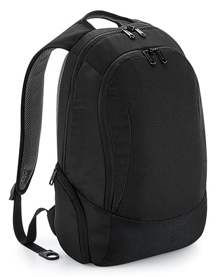 Vessel™ Slimline Laptop Backpack zum Besticken und Bedrucken in der Farbe Black mit Ihren Logo, Schriftzug oder Motiv.