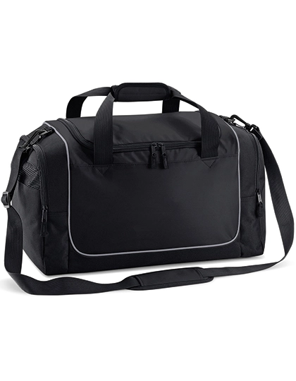 Teamwear Locker Bag zum Besticken und Bedrucken in der Farbe Black-Light Grey mit Ihren Logo, Schriftzug oder Motiv.