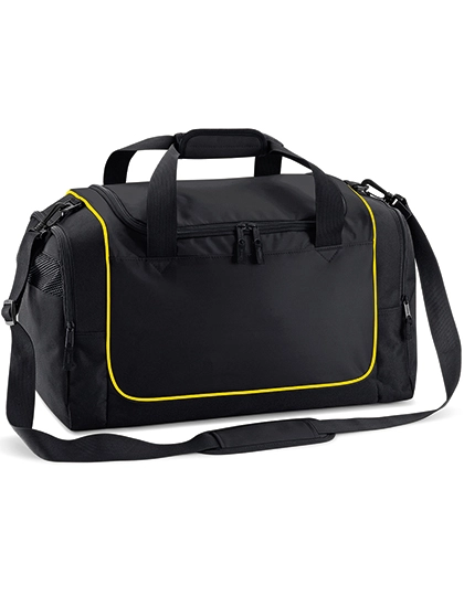 Teamwear Locker Bag zum Besticken und Bedrucken in der Farbe Black-Yellow mit Ihren Logo, Schriftzug oder Motiv.