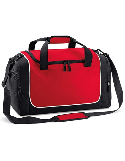 Teamwear Locker Bag zum Besticken und Bedrucken in der Farbe Classic Red-Black-White mit Ihren Logo, Schriftzug oder Motiv.