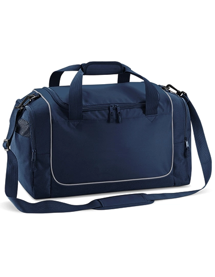 Teamwear Locker Bag zum Besticken und Bedrucken in der Farbe French Navy-Light Grey mit Ihren Logo, Schriftzug oder Motiv.