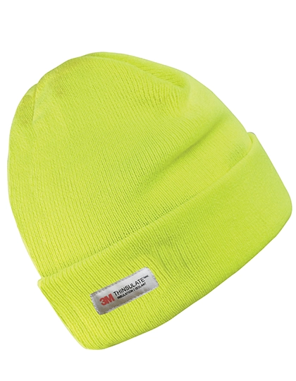 Lightweight Thinsulate Hat zum Besticken und Bedrucken in der Farbe Fluorescent Yellow mit Ihren Logo, Schriftzug oder Motiv.