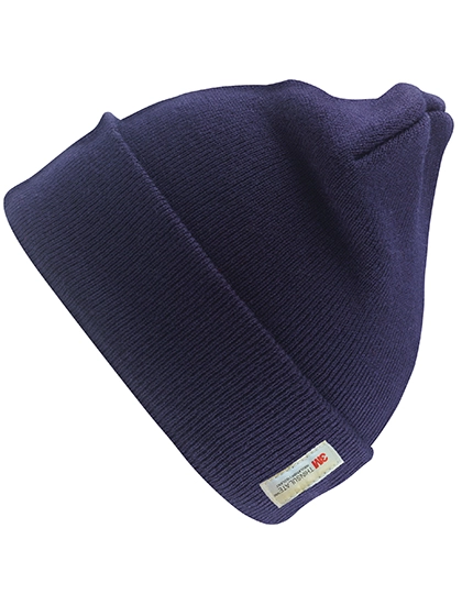 Heavyweight Thinsulate™ Woolly Ski Hat zum Besticken und Bedrucken in der Farbe Navy mit Ihren Logo, Schriftzug oder Motiv.