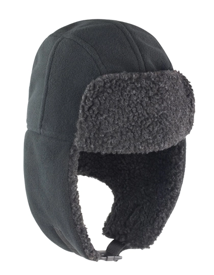 Thinsulate Sherpa Hat zum Besticken und Bedrucken in der Farbe Black mit Ihren Logo, Schriftzug oder Motiv.