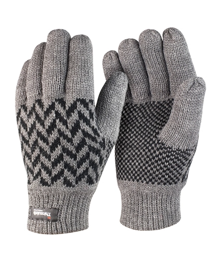 Pattern Thinsulate Glove zum Besticken und Bedrucken mit Ihren Logo, Schriftzug oder Motiv.